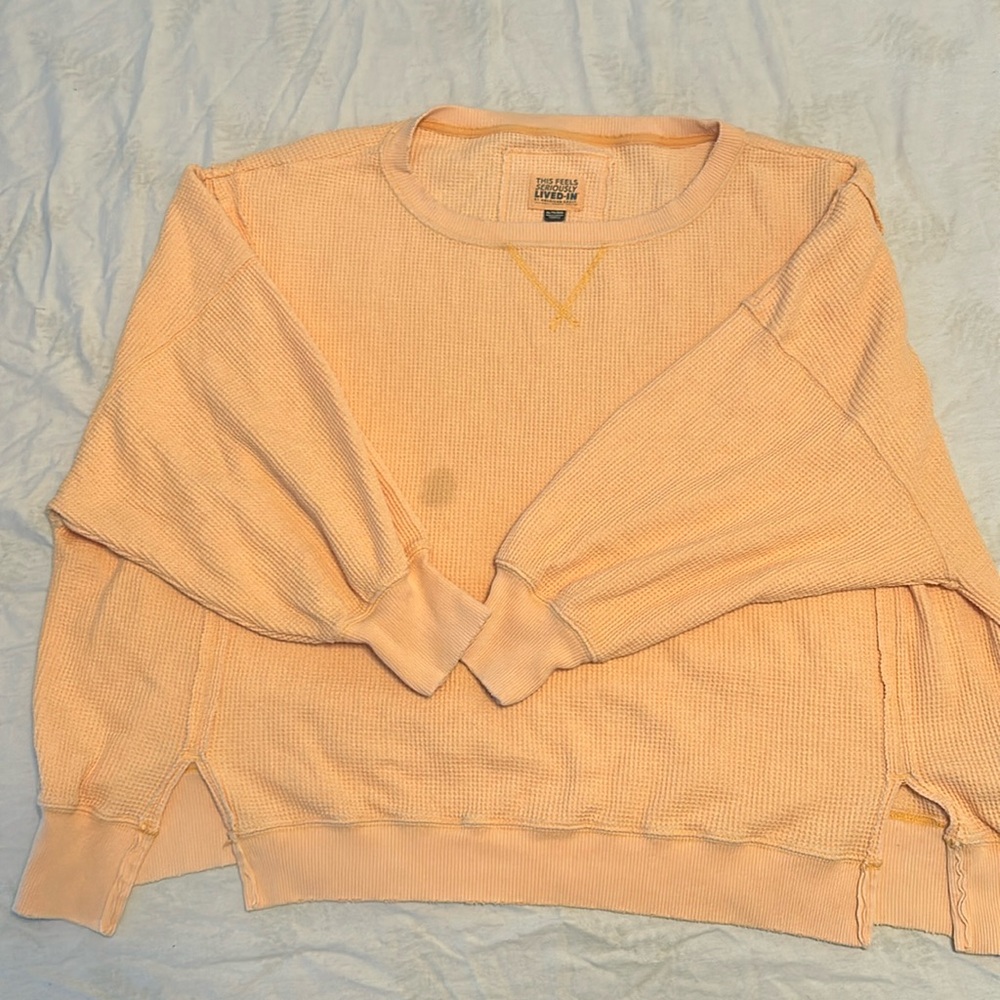 American Eagle Waffle Sweater